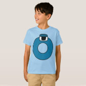 アルファベットTシャツ 文字O Tシャツ (正面フル)