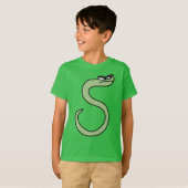 アルファベットTシャツ 文字S Tシャツ (正面フル)