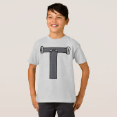 アルファベットTシャツ 文字T Tシャツ (正面フル)