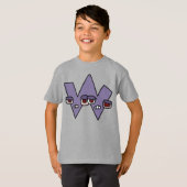 アルファベットTシャツ 文字W Tシャツ (正面フル)