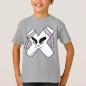 アルファベットTシャツ 文字X Tシャツ (正面)