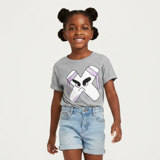 アルファベットTシャツ 文字X Tシャツ
