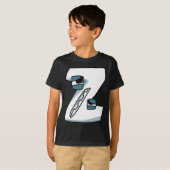 アルファベットTシャツ 文字Z Tシャツ (正面フル)
