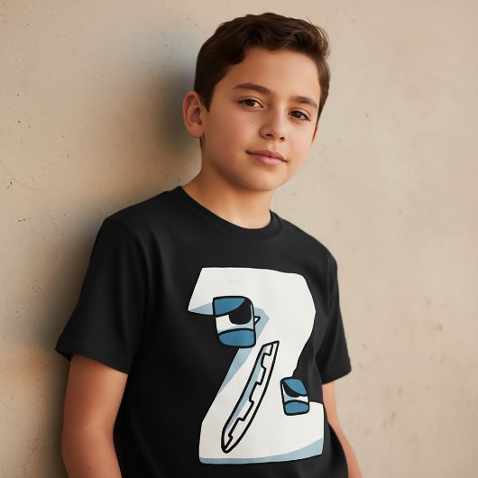 アルファベットTシャツ 文字Z Tシャツ