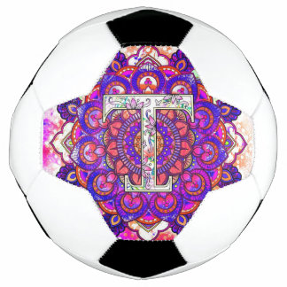 アルファベットT曼荼羅 サッカーボール