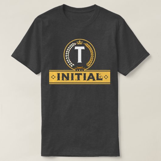 アルファベットT Tシャツ (デザイン正面)
