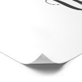 アルファベットU モノグラム グリーンネイチャー 名前 ウォールプリント ポスター (角)