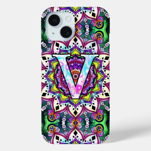 アルファベットV Case-Mate iPhoneケース (裏面)