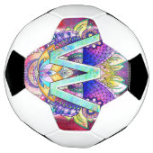 アルファベットWマンダラ サッカーボール (回転)