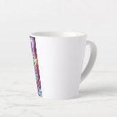 アルファベットW カフェラテマグ (右アングル)