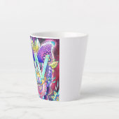 アルファベットW カフェラテマグ (正面)