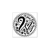 アルファベットW ラバースタンプ (インプリント)