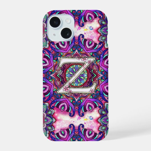 アルファベットZ iPhone 15ケース (裏面)