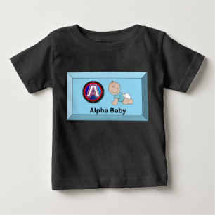 アルファベビー ベビーTシャツ