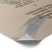 アルファベモダンル結婚ト写真の座席表 ポスター (角)