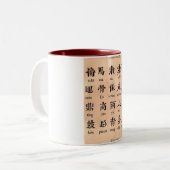アルファベ中国のットマグ ツートーンマグカップ (正面左)