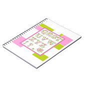 アルファベ子供へット、アルファベット、ABC ノートブック (左側)