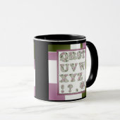 アルファベ子供へット、アルファベット、ABC マグカップ (正面右)