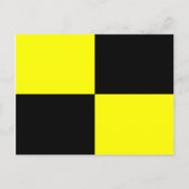 アルファベ航海のットフラグの信号文字L ポストカード (正面)