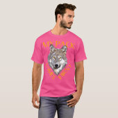 アルファマイパック最初の狼Wolfisms狼ウルフヘッド Tシャツ (正面フル)
