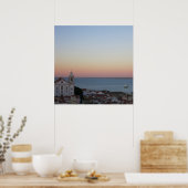 アルファマサンセットリスボンポルトガル写真 ポスター (キッチン)