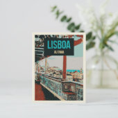 アルファマビューイラストレーションリスボン魅力的ズ ポストカード (スタンド正面)