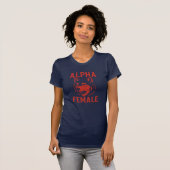アルファメス – 強度と自信 Tシャツ (正面フル)