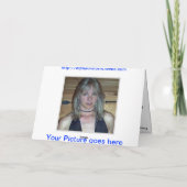 アルファユニフォームによって折られるQSLカード サンキューカード (裏面)