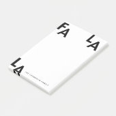 アルファラはっきりしたレターミニマルモダンリスト ポストイット (アングル)