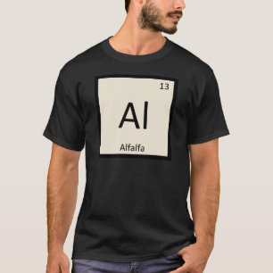 アルファルファ野菜化学周期表 Tシャツ