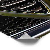 アルファロメオクラシックスポーツカー ポスター (角)