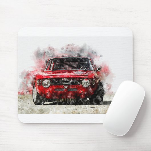 アルファロメオジュリアGTジュニア マウスパッド (マウス)