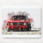 アルファロメオジュリアGTジュニア マウスパッド (正面)