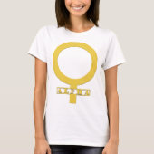 アルファ女性のティー Tシャツ (正面)