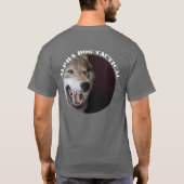 アルファ犬の戦術的な訓練 Tシャツ (裏面)