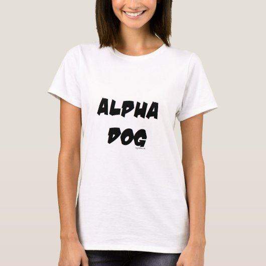 アルファ犬 Tシャツ (正面)