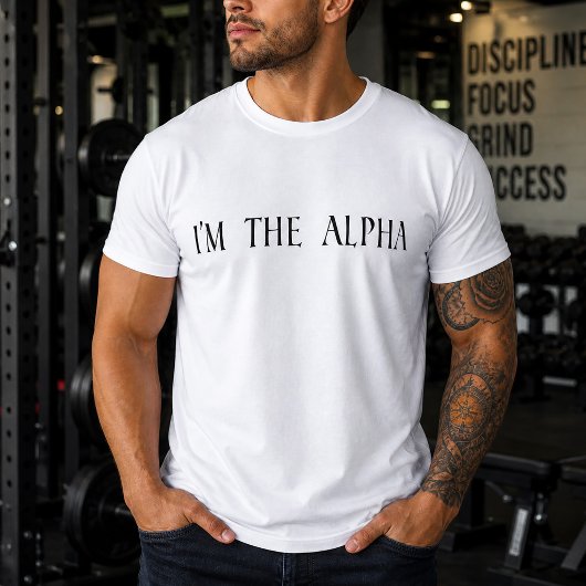 アルファ男子ですシンプル Tシャツ