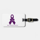 アルファ1つのantitrypsinの不足のラベル ラゲッジタグ (正面横)