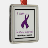 アルファ1の認識度のオーナメント メタルオーナメント (右)