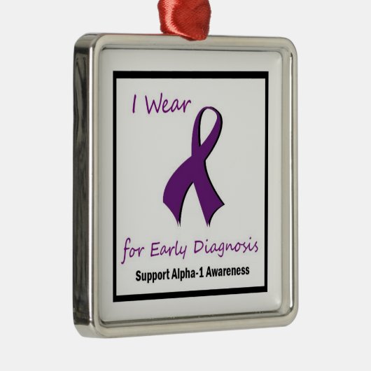 アルファ1の認識度のオーナメント メタルオーナメント (右)