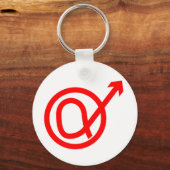 アルファ(α)男性徴候 キーホルダー (正面)