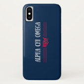 アルファ・カイ・オメガ - アメリカ Case-Mate iPhoneケース (裏面)