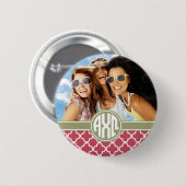 アルファ·カイ·オメガ|モノグラムと写真 缶バッジ (正面&裏面)