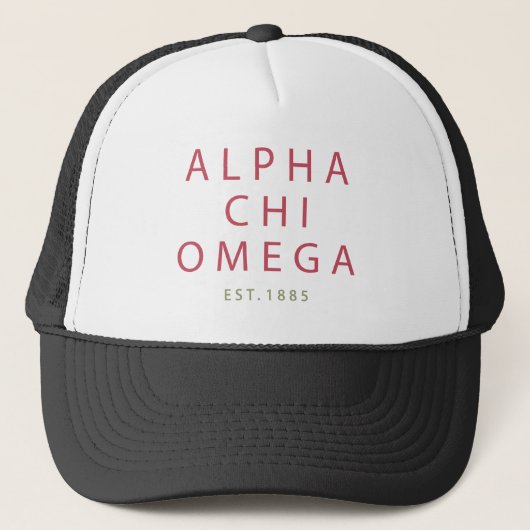 アルファ・カイ・オメガ | 1885年創設 キャップ (正面)