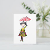 アルファ・ガール ポストカード (スタンド正面)