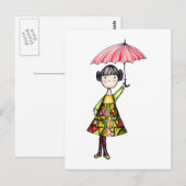 アルファ・ガール ポストカード (正面/裏面)