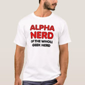 アルファ・ナード・おもしろTシャツ Tシャツ (正面)