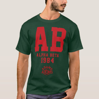 アルファ ベータ AB 1984 ヴィンテージ フラット リベンジ オブ ザ ナード Tシャツ