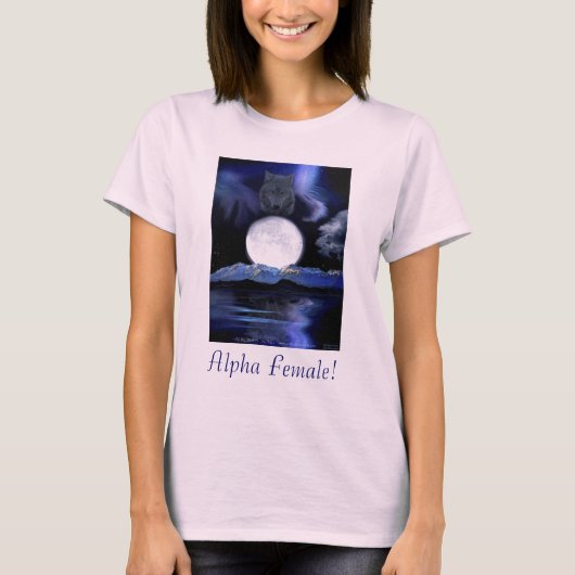 「アルファ・メス!V"トップスとフード付 Tシャツ (正面)