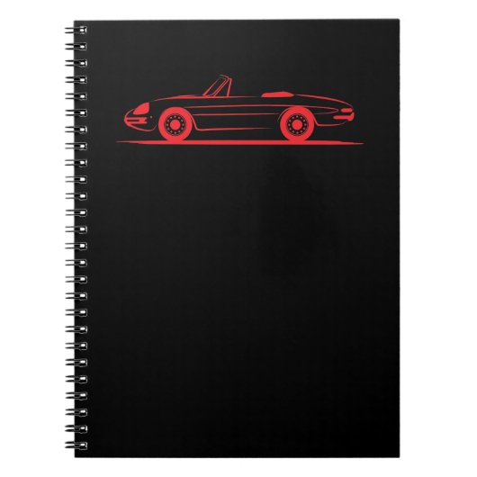 アルファ・ロメオ・ジュリエッタ・スパイダー・デュエット卒業生 ノートブック (正面)